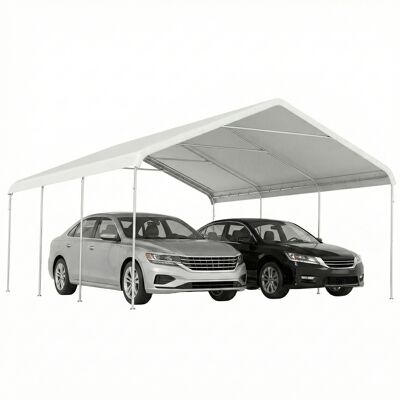 OEM Carpa Garaje Portátil 5x6 M Con Estructura De Acero Galvanizado Impermeable Anti-uv Cobertizo Para Herramientas Crema OEM Carpa Garaje Portátil 5x6 M Con Estructura De Acero Galvanizado Impermeable Anti-uv Cobertizo Para Herramientas Crema