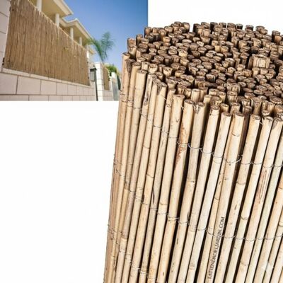 Valla de Bambú Suinga - 1.5x5m Bambú Natural Alta Calidad 95% Ocultación Valla de Bambú Suinga - 1.5x5m Bambú Natural Alta Calidad 95% Ocultación