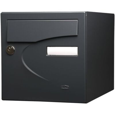 Buzón Preference De 1 Puerta Gris Antracita 7016 - Renz Buzón Preference De 1 Puerta Gris Antracita 7016 - Renz