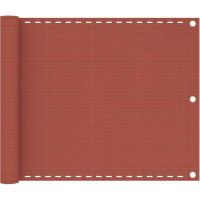 HELLOSHOP26 Pantalla Para Balcón Valla De Privacidad Protección 75 X 500 Cm Hdpe Terracota 020010411 HELLOSHOP26 Pantalla Para Balcón Valla De Privacidad Protección 75 X 500 Cm Hdpe Terracota 020010411