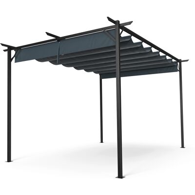 Blumfeldt Pantheon Robust Pérgola 3×4 M Resistente A La Intemperie Acero Con Recubrimiento De Polvo Blumfeldt Pantheon Robust Pérgola 3×4 M Resistente A La Intemperie Acero Con Recubrimiento De Polvo