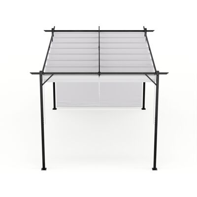 Blumfeldt Blumfeldt Pantheon Robust Pérgola 3×4 M Persianas Laterales De Acero Con Recubrimiento De Polvo Resistente A La Intemperie Blumfeldt Blumfeldt Pantheon Robust Pérgola 3×4 M Persianas Laterales De Acero Con Recubrimiento De Polvo Resistente A La Intemperie