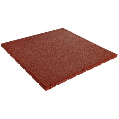 VIVOL Baldosa De Caucho De 20 Mm - 50 X 50 Cm - Roja - 3 Piezas - 0,75 M² VIVOL Baldosa De Caucho De 20 Mm - 50 X 50 Cm - Roja - 3 Piezas - 0,75 M²