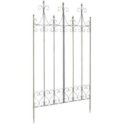CLP Reja para Plantas Trepadoras Verde Antiguo - Soporte para Enredaderas - Decoración de Jardín CLP Reja para Plantas Trepadoras Verde Antiguo - Soporte para Enredaderas - Decoración de Jardín