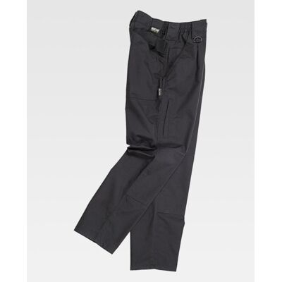 Pantalón En Tejido Ripstop Con Refuerzos Workteam Sport C4015 M Negro Pantalón En Tejido Ripstop Con Refuerzos Workteam Sport C4015 M Negro