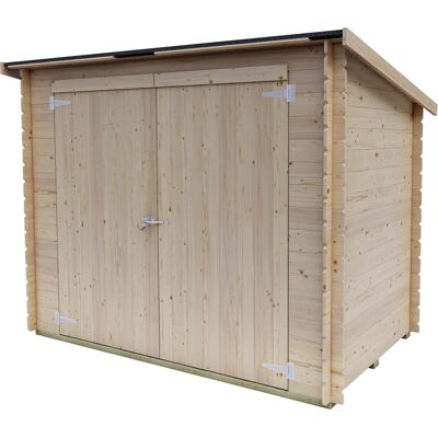 Alce Bh16 Caseta de Jardín - Puerta Doble, Madera, Montaje Fácil Alce Bh16 Caseta de Jardín - Puerta Doble, Madera, Montaje Fácil