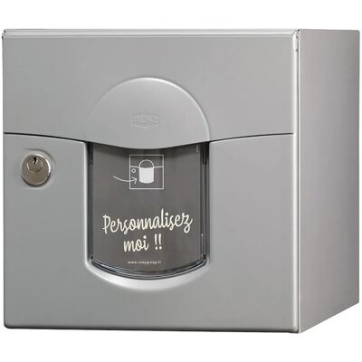 Buzón Exterior Soléa De 2 Puertas - Acero Gris Mate Renz Buzón Exterior Soléa De 2 Puertas - Acero Gris Mate Renz