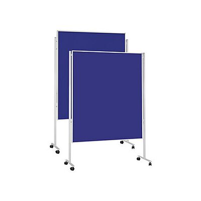 CERTEO Panel Multifuncional Móvil Por Dos Lados Fieltro Azul CERTEO Panel Multifuncional Móvil Por Dos Lados Fieltro Azul