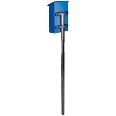 Perel - Publicar Para Buzón, Acero Inoxidable, Con Equipo De Fijación, Plata, Altura De 150 Cm Perel - Publicar Para Buzón, Acero Inoxidable, Con Equipo De Fijación, Plata, Altura De 150 Cm