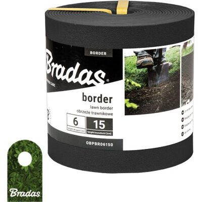 Borde de jardín Bradas - Duradero, Ecológico, 6m x 15cm Borde de jardín Bradas - Duradero, Ecológico, 6m x 15cm