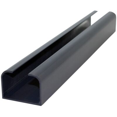 MCCOVER Poste De Aluminio Para Inicio O Fin De Valla - Gris Antracita Ral 7015 - 232 Cm MCCOVER Poste De Aluminio Para Inicio O Fin De Valla - Gris Antracita Ral 7015 - 232 Cm
