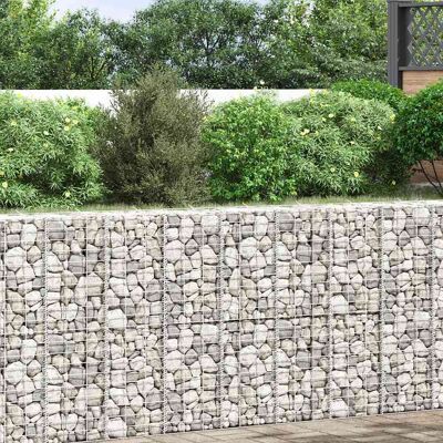 Vidaxl - Arriates De Gaviones 3 Unidades Hierro 30x30x100 Cm Vidaxl - Arriates De Gaviones 3 Unidades Hierro 30x30x100 Cm
