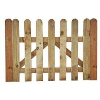 Puerta de Jardín Nortene 80x100cm Madera de Pino Clásica - Duradera y Fácil Puerta de Jardín Nortene 80x100cm Madera de Pino Clásica - Duradera y Fácil