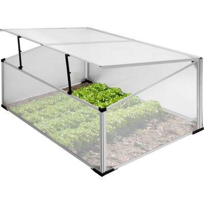 Ecd Germany Invernadero De Policarbonato Con Marco Frío De Aluminio 100 X 60 X 40 Cm Techo Con Cerradura Transparente Resistente A La Intemperie Y A Rayos Uv Vivero Para Verduras Huerto De Jardín Ecd Germany Invernadero De Policarbonato Con Marco Frío De Aluminio 100 X 60 X 40 Cm Techo Con Cerradura Transparente Resistente A La Intemperie Y A Rayos Uv Vivero Para Verduras Huerto De Jardín