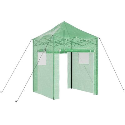 HELLOSHOP26 Invernadero Rectangular Plegable 200 X 200 X 300 Cm Moderno Hierro Verde 020058858 HELLOSHOP26 Invernadero Rectangular Plegable 200 X 200 X 300 Cm Moderno Hierro Verde 020058858