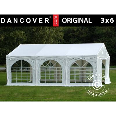Dancover - Carpa Para Fiestas Carpa Eventos Original 3x6m Pvc, Blanco Dancover - Carpa Para Fiestas Carpa Eventos Original 3x6m Pvc, Blanco