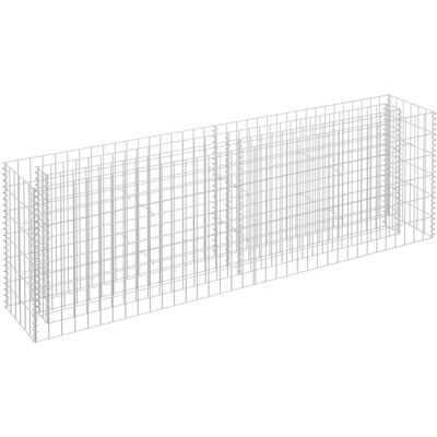 vidaXL Huerto Elevado de Acero Galvanizado 180x30x60cm - Borde de Jardín vidaXL Huerto Elevado de Acero Galvanizado 180x30x60cm - Borde de Jardín