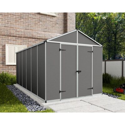 Cobertizo de jardín de aluminio Canopia Rubicon - 453x227cm - A prueba de clima Cobertizo de jardín de aluminio Canopia Rubicon - 453x227cm - A prueba de clima
