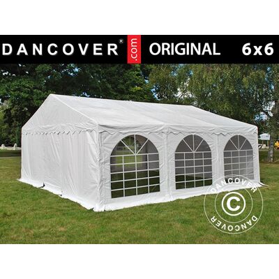 Carpa Para Fiestas Original 6x6m Pvc 900, Blanco - Dancover Carpa Para Fiestas Original 6x6m Pvc 900, Blanco - Dancover