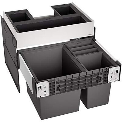 Sistema De Reciclaje Blanco Select Ii Xl 60/3 46 Litros Plástico Aluminio Sistema De Reciclaje Blanco Select Ii Xl 60/3 46 Litros Plástico Aluminio