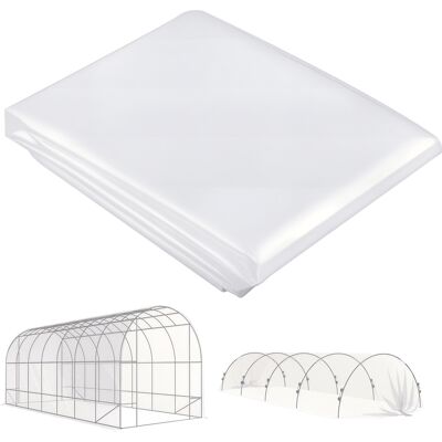 JHY DESIGN Cubierta De Invernadero Fabricada En Pe, Lona Para Cubrir Plantas, Resistente A Los Rayos Uv, Impermeable, Película De 7 X 8 M JHY DESIGN Cubierta De Invernadero Fabricada En Pe, Lona Para Cubrir Plantas, Resistente A Los Rayos Uv, Impermeable, Película De 7 X 8 M