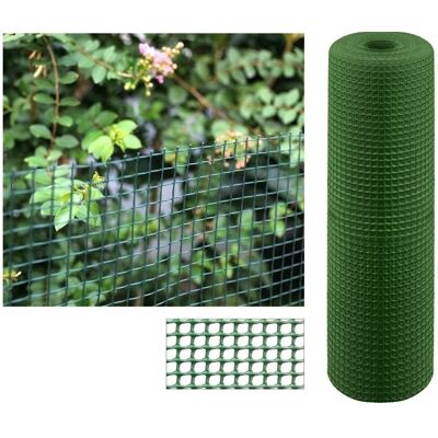 SUINGA Malla de Jardín - Red de Plástico Cuadrada 1x25m, Verde SUINGA Malla de Jardín - Red de Plástico Cuadrada 1x25m, Verde