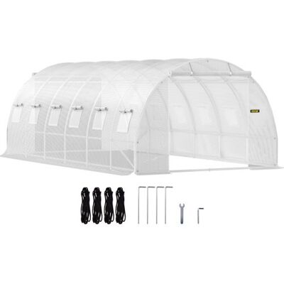 OEM Invernadero De Túnel 6,1 X 3 X 2,1 M Invernadero De Jardín Tipo Túnel Con 12 Ventanas Y 2 Puertas Marco De Acero Invernadero Caseta De Jardín Huerto Blanco Para Cultivo De Plantas Flores Verdura OEM Invernadero De Túnel 6,1 X 3 X 2,1 M Invernadero De Jardín Tipo Túnel Con 12 Ventanas Y 2 Puertas Marco De Acero Invernadero Caseta De Jardín Huerto Blanco Para Cultivo De Plantas Flores Verdura