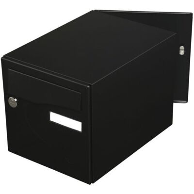 Buzón Preference De 2 Puertas, Negro Mate 9005 - Renz Buzón Preference De 2 Puertas, Negro Mate 9005 - Renz