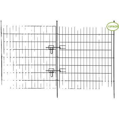 OEM Valla De Jardín, Metal Resistente, Fácil Instalación, 10 Piezas De 29x40 Pulgadas. OEM Valla De Jardín, Metal Resistente, Fácil Instalación, 10 Piezas De 29x40 Pulgadas.