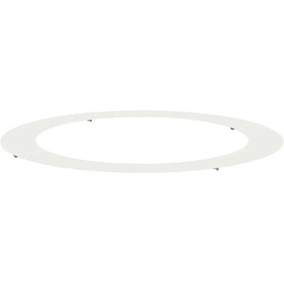 HELLOSHOP26 Anillo De Árbol Decorativo Plano Para Uso En Exteriores 120 X 120 Cm Diseño Moderno Duradero De Acero Blanco 020052343 HELLOSHOP26 Anillo De Árbol Decorativo Plano Para Uso En Exteriores 120 X 120 Cm Diseño Moderno Duradero De Acero Blanco 020052343