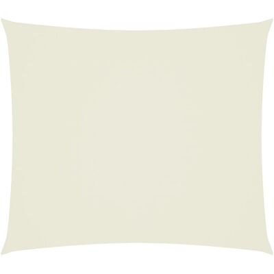 vidaXL Vela Sombrilla de Sol Tela Oxford Rectangular 2,5x3 m Crema - Vela Sombrilla vidaXL Vela Sombrilla de Sol Tela Oxford Rectangular 2,5x3 m Crema - Vela Sombrilla