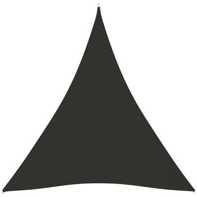 vidaXL Toldo de sombra triangular 5x6x6 m Antracita - Toldo de sombra vidaXL Toldo de sombra triangular 5x6x6 m Antracita - Toldo de sombra