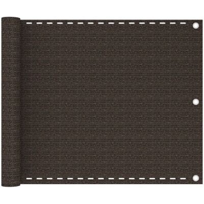 HELLOSHOP26 Pantalla Para Balcón Valla De Privacidad Protección 75 X 400 Cm Hdpe Marrón 020010232 HELLOSHOP26 Pantalla Para Balcón Valla De Privacidad Protección 75 X 400 Cm Hdpe Marrón 020010232