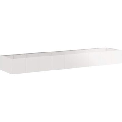 vidaXL Jardinera de Acero Inoxidable 360x80x40 cm vidaXL Jardinera de Acero Inoxidable 360x80x40 cm