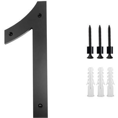 OEM Placa Con Número De Casa De 25 Cm (10 Pulgadas) – Números Modernos De Aleación De Zinc – Acabado Negro Mate – Se Monta En Madera, Pared O Buzón -crezuo OEM Placa Con Número De Casa De 25 Cm (10 Pulgadas) – Números Modernos De Aleación De Zinc – Acabado Negro Mate – Se Monta En Madera, Pared O Buzón -crezuo