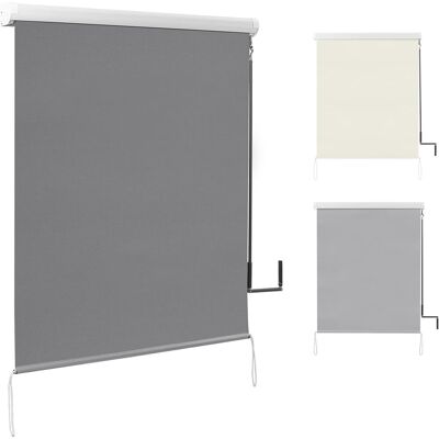Woltu Toldo Vertical Exterior Persiana Enrollable Estor Enrollable Impermeable Estor Para Balcón Terraza Jardín Pantalla De Privacidad Toldo De Balcón Protección Solar Extensible 100x240cm Gris Oscuro Woltu Toldo Vertical Exterior Persiana Enrollable Estor Enrollable Impermeable Estor Para Balcón Terraza Jardín Pantalla De Privacidad Toldo De Balcón Protección Solar Extensible 100x240cm Gris Oscuro