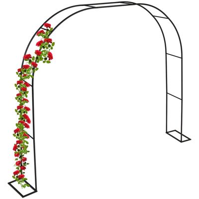 Relaxdays Arco Jardín Metal, 210x280x40 Cm, Soporte Enredaderas Y Rosas, Plantas Trepadoras, Tutor Resistente, Negro Relaxdays Arco Jardín Metal, 210x280x40 Cm, Soporte Enredaderas Y Rosas, Plantas Trepadoras, Tutor Resistente, Negro