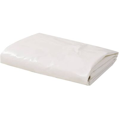 vidaXL Lona 650 g/m² 5x6 m Blanca - Lona vidaXL Lona 650 g/m² 5x6 m Blanca - Lona