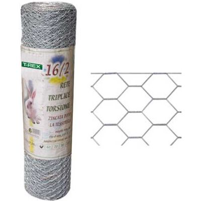 Rex - Rete Tripla Zincata - Mesh 25/3 - Ø0.6mm Rex - Rete Tripla Zincata - Mesh 25/3 - Ø0.6mm