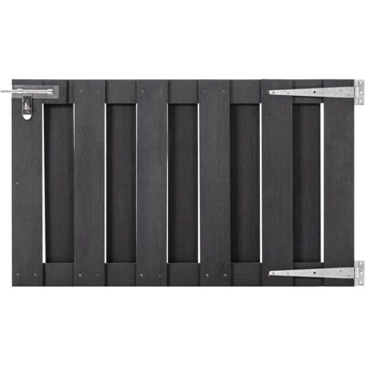 Puerta De Jardín De Wpc Gris 100x60 Cm Vidaxl Puerta De Jardín De Wpc Gris 100x60 Cm Vidaxl