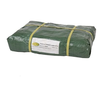 FAURA Lona De Protección Verde Lona Cubierta Impermeable Polietileno Reforzado - Verde Varias Medidas 6x10 M. - FAURA Lona De Protección Verde Lona Cubierta Impermeable Polietileno Reforzado - Verde Varias Medidas 6x10 M. -