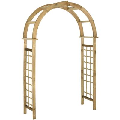 Vidaxl - Arco De Celosía De Madera De Pino Verde Impregnada Vidaxl - Arco De Celosía De Madera De Pino Verde Impregnada