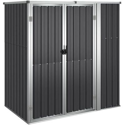 Cobertizo De Herramientas Jardín Acero Galvanizado 161x89x161cm Vidaxl Cobertizo De Herramientas Jardín Acero Galvanizado 161x89x161cm Vidaxl