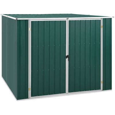 Cobertizo De Jardín Acero Galvanizado Verde 195x198x159 Cm Vidaxl Cobertizo De Jardín Acero Galvanizado Verde 195x198x159 Cm Vidaxl