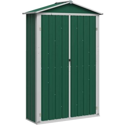 Cobertizo De Jardín Acero Galvanizado Verde 116x45x175cm Vidaxl Cobertizo De Jardín Acero Galvanizado Verde 116x45x175cm Vidaxl