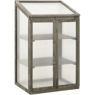 Invernadero De Madera De Abeto 60x45x100 Cm Vidaxl Invernadero De Madera De Abeto 60x45x100 Cm Vidaxl