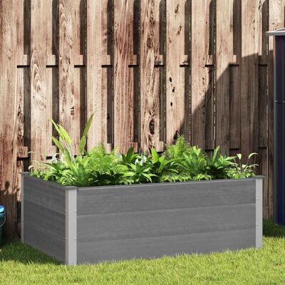 Arriate De Wpc Gris 150x100x54 Cm Vidaxl Arriate De Wpc Gris 150x100x54 Cm Vidaxl