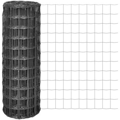 Euro Valla Acero Gris 10x1,5 M Vidaxl Euro Valla Acero Gris 10x1,5 M Vidaxl