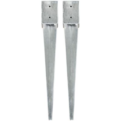 vidaXL Picas de tierra 2 uds Plata - Ground Spikes vidaXL Picas de tierra 2 uds Plata - Ground Spikes