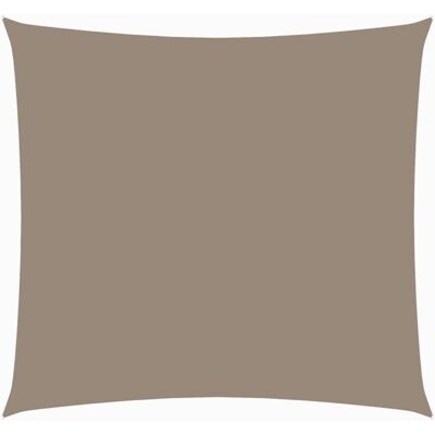 Toldo De Vela Cuadrado Tela Oxford Gris Taupe 6x6 M Vidaxl Toldo De Vela Cuadrado Tela Oxford Gris Taupe 6x6 M Vidaxl